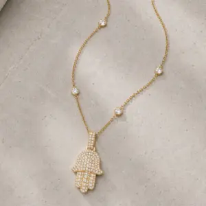 Fatima Diamond Necklace